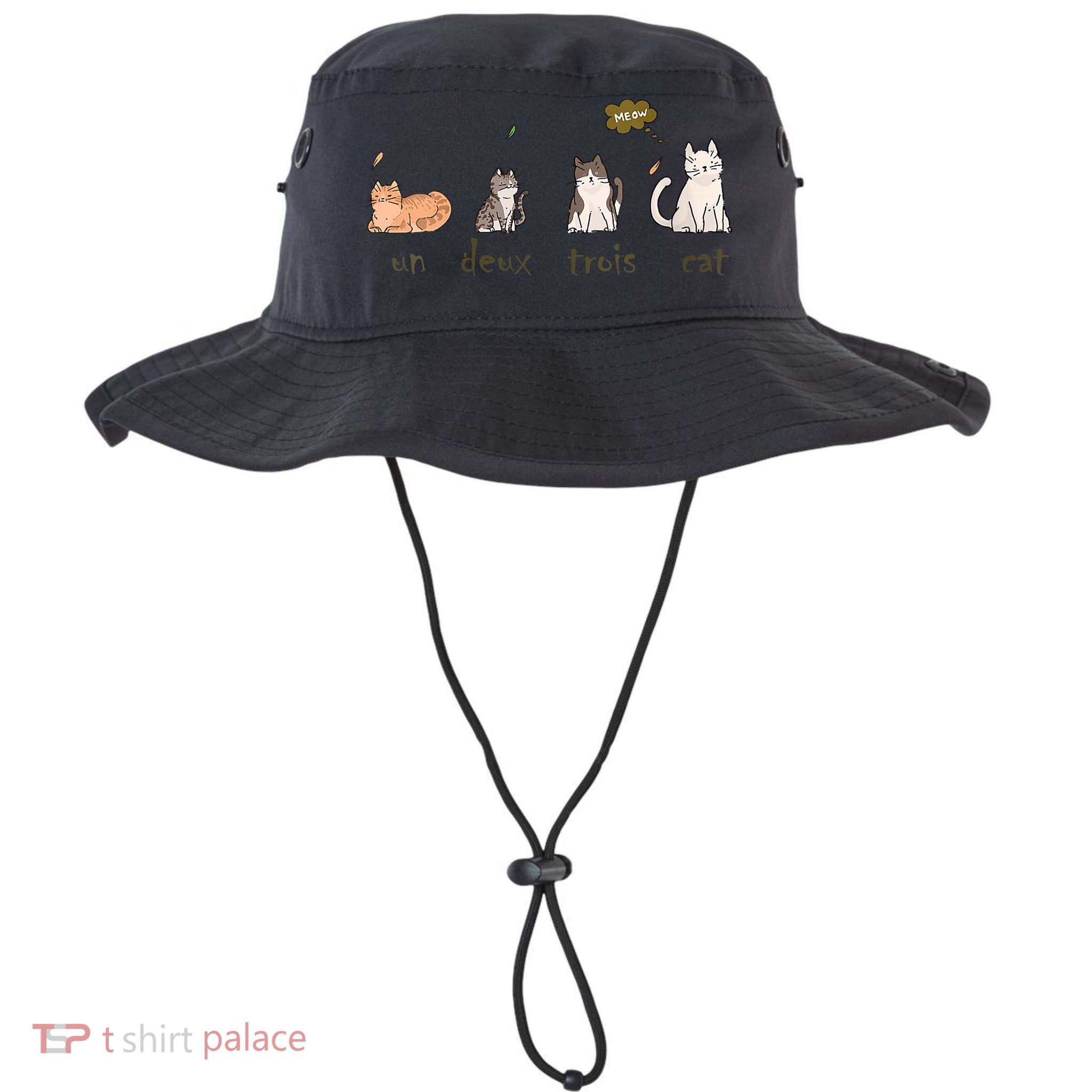 Un Deux Trois Cat Bucket Hat