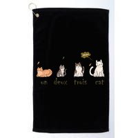 Un Deux Trois Cat Golf Towel