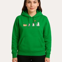 Un Deux Trois Cat Hoodie