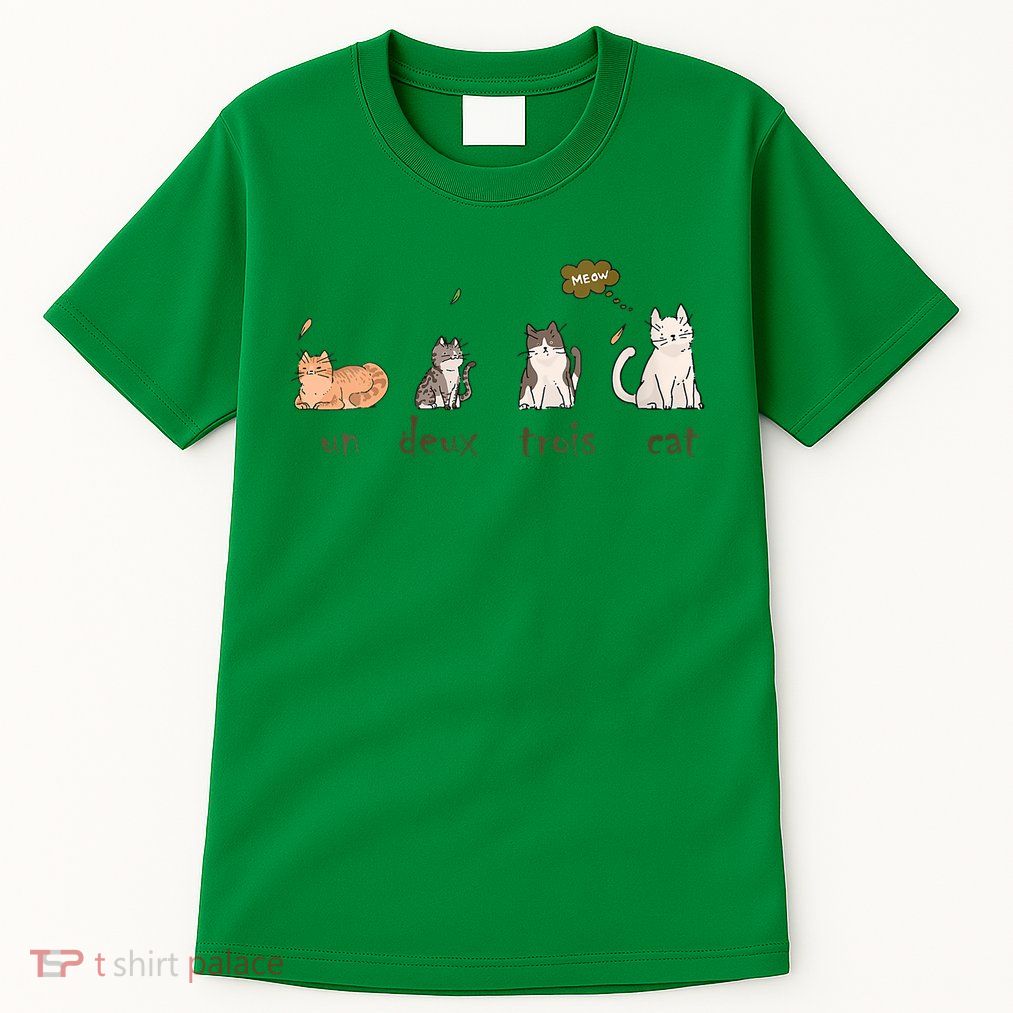 Un Deux Trois Cat Tall T-Shirt