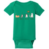 Un Deux Trois Cat Baby Bodysuit