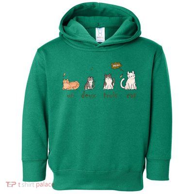 Un Deux Trois Cat Toddler Hoodie
