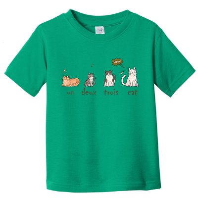 Un Deux Trois Cat Toddler T-Shirt
