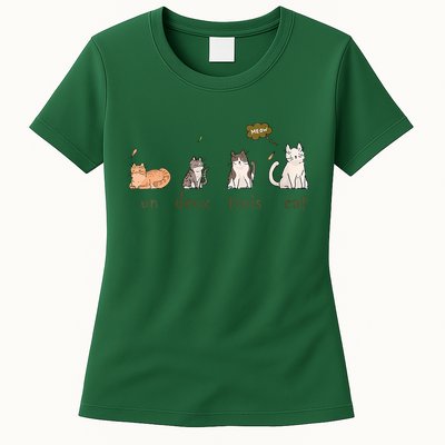 Un Deux Trois Cat Womens T-Shirt