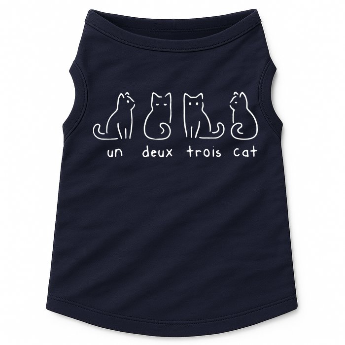 Un Deux Trois Cat Funny Doggie Tank