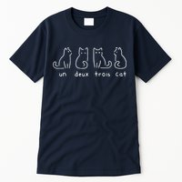 Un Deux Trois Cat Funny Tall T-Shirt