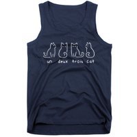Un Deux Trois Cat Funny Tank Top