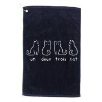 Un Deux Trois Cat Funny Golf Towel