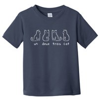 Un Deux Trois Cat Funny Toddler T-Shirt