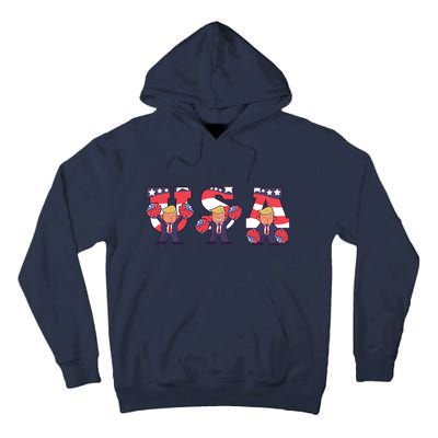 USA Donald Trump Cheer Cartoon Tall Hoodie