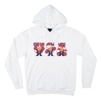 USA Donald Trump Cheer Cartoon Hoodie