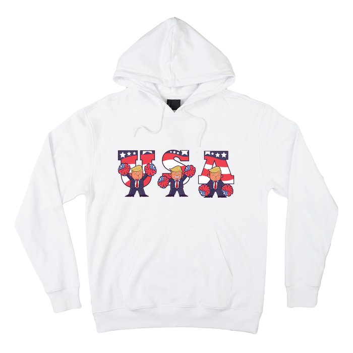 USA Donald Trump Cheer Cartoon Hoodie