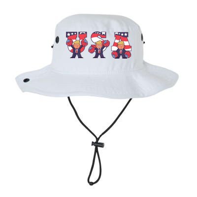 USA Donald Trump Cheer Cartoon Bucket Hat