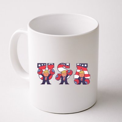 USA Donald Trump Cheer Cartoon Coffee Mug