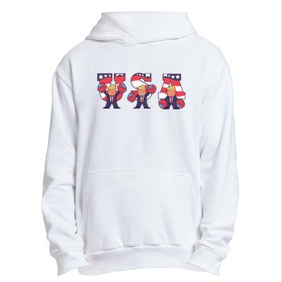 USA Donald Trump Cheer Cartoon Urban Pullover Hoodie