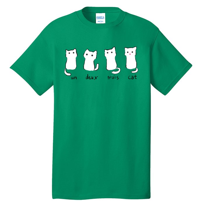 Un Deux Trois Cat Tall T-Shirt