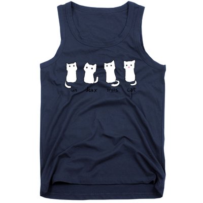 Un Deux Trois Cat Tank Top