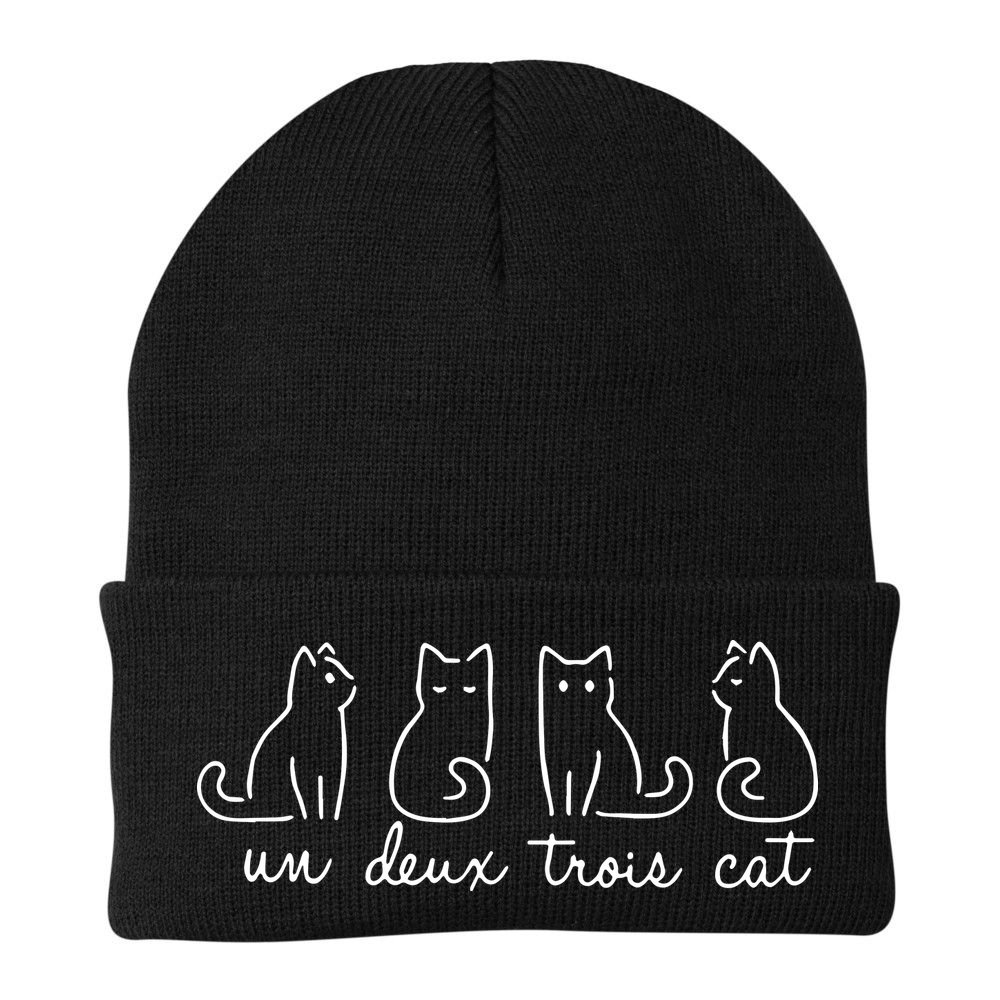 Un Deux Trois Cat Animals Cute Lovey Cat Beanie