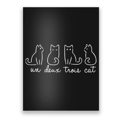 Un Deux Trois Cat Animals Cute Lovey Cat Poster