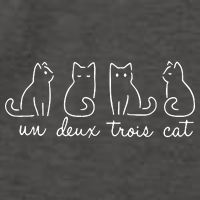 Un Deux Trois Cat Animals Cute Lovey Cat Vector Backpack
