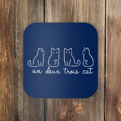 Un Deux Trois Cat Animals Cute Lovey Cat Coaster