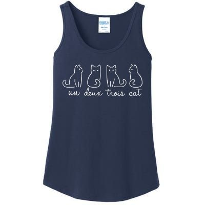 Un Deux Trois Cat Animals Cute Lovey Cat Ladies Essential Tank