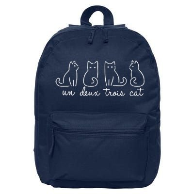 Un Deux Trois Cat Animals Cute Lovey Cat 16 in Basic Backpack