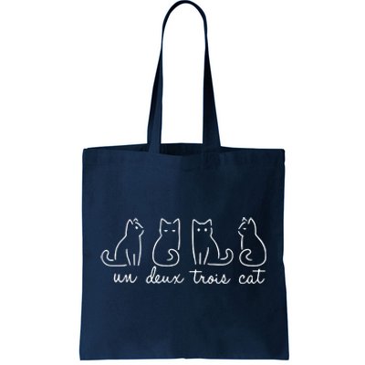 Un Deux Trois Cat Animals Cute Lovey Cat Tote Bag