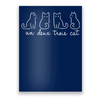 Un Deux Trois Cat Animals Cute Lovey Cat Poster