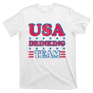 USA Drinking Team 4th Of July Independence Day Drunk Funny T-Shirt