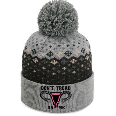 Uterus Dont Tread On Me The Baniff Cuffed Pom Beanie