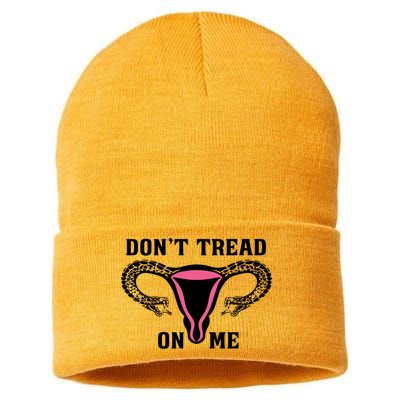 Uterus Dont Tread On Me Sustainable Knit Beanie