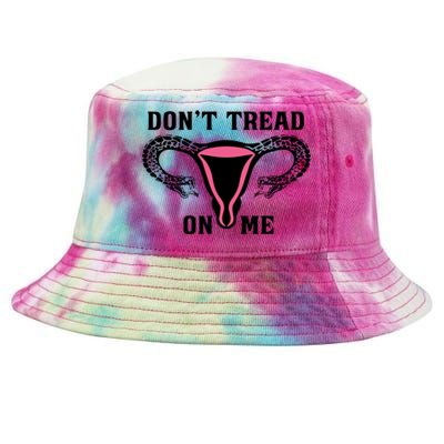 Uterus Dont Tread On Me Tie-Dyed Bucket Hat