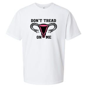 Uterus Dont Tread On Me Sueded Cloud Jersey T-Shirt