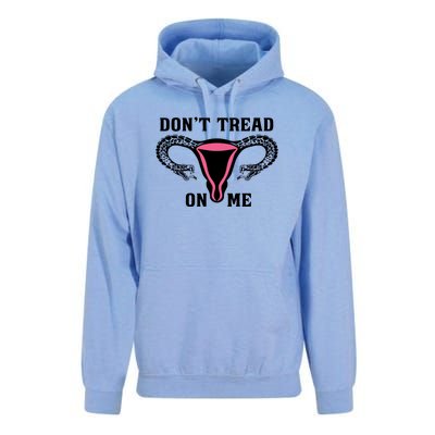 Uterus Dont Tread On Me Unisex Surf Hoodie