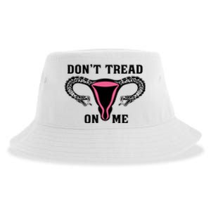 Uterus Dont Tread On Me Sustainable Bucket Hat