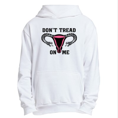 Uterus Dont Tread On Me Urban Pullover Hoodie