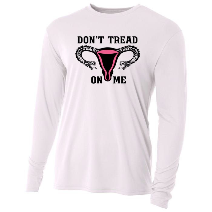 Uterus Dont Tread On Me Cooling Performance Long Sleeve Crew