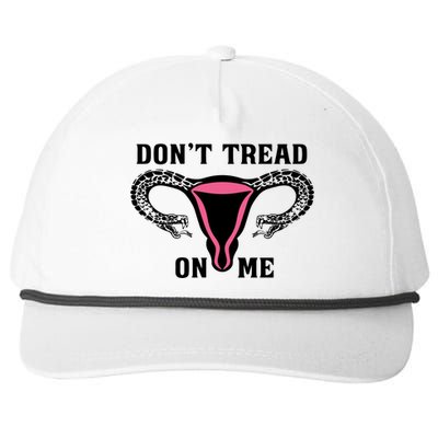 Uterus Dont Tread On Me Snapback Five-Panel Rope Hat