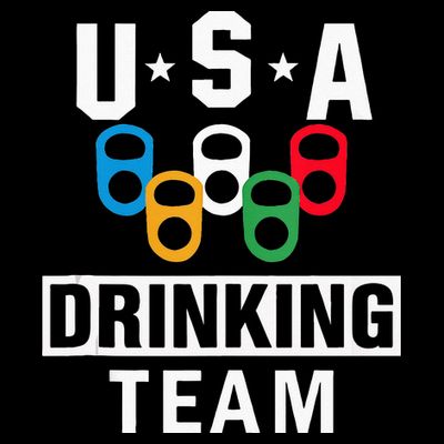 USA Drinking Team Beer Party Funny T-Shirt