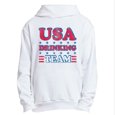 USA Drinking Team 4th Of July Independence Day Drunk Funny Urban Pullover Hoodie