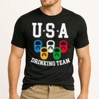 USA Drinking Team for a Team Drinking Beer Lovers Cooling Performance Crew T-Shirt