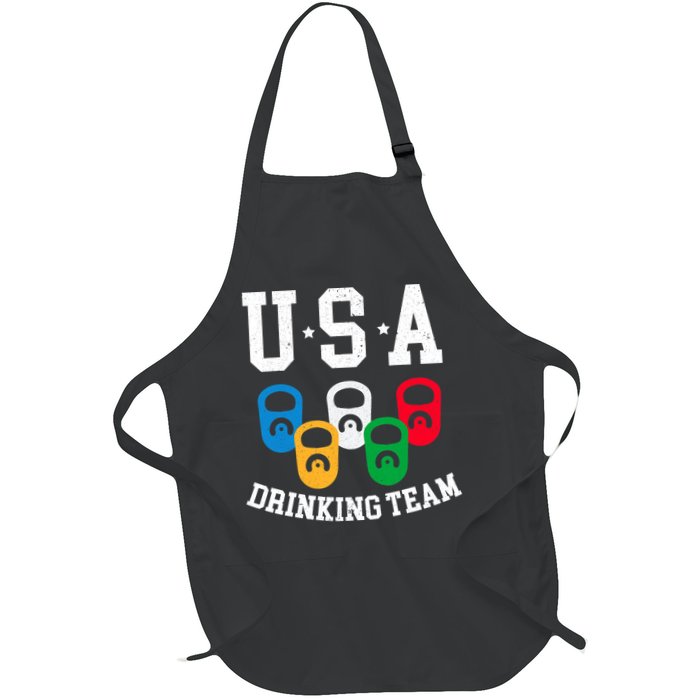 USA Drinking Team for a Team Drinking Beer Lovers Apron