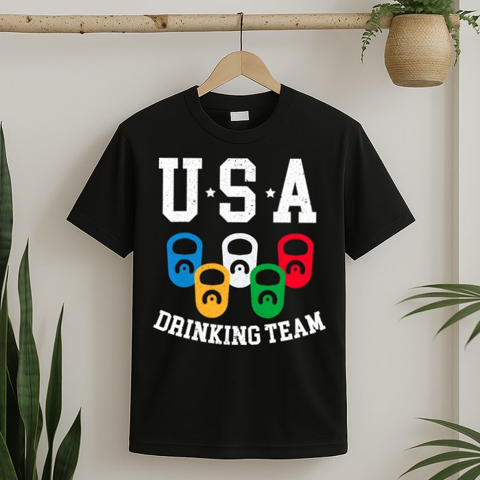 USA Drinking Team for a Team Drinking Beer Lovers T-Shirt