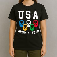USA Drinking Team for a Team Drinking Beer Lovers T-Shirt