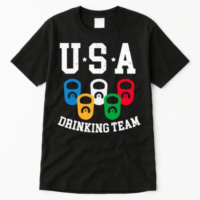 USA Drinking Team for a Team Drinking Beer Lovers Tall T-Shirt