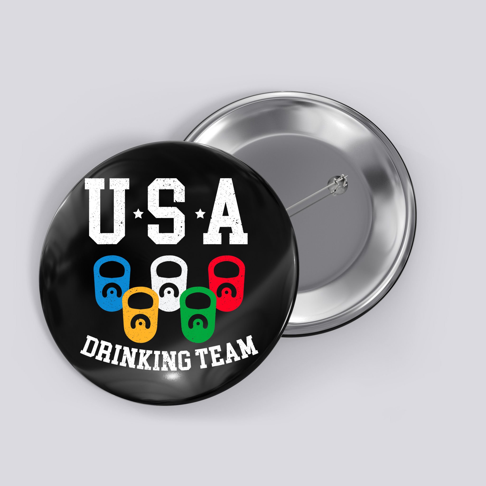 USA Drinking Team for a Team Drinking Beer Lovers Button