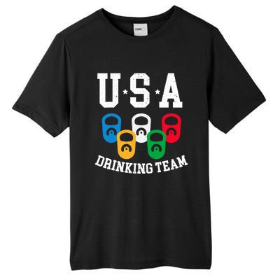 USA Drinking Team for a Team Drinking Beer Lovers Tall Fusion ChromaSoft Performance T-Shirt