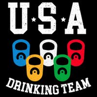 USA Drinking Team for a Team Drinking Beer Lovers 16 in Basic Backpack