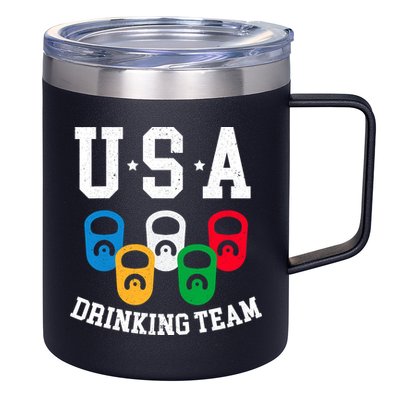 USA Drinking Team for a Team Drinking Beer Lovers 12oz Stainless Steel Coffee Mug